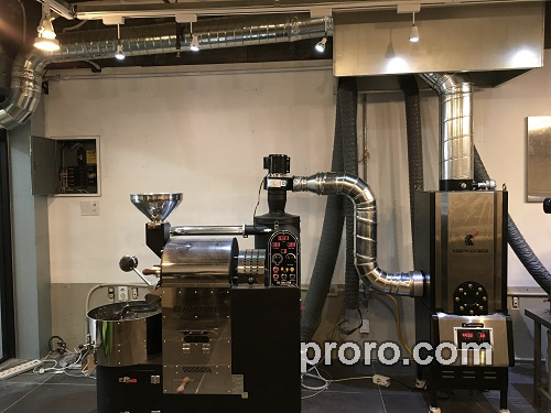 BEANMASTER 咖啡烘焙机 除烟消味 后燃机 安装案例 - 1012 SLOW COFFEE咖啡店。