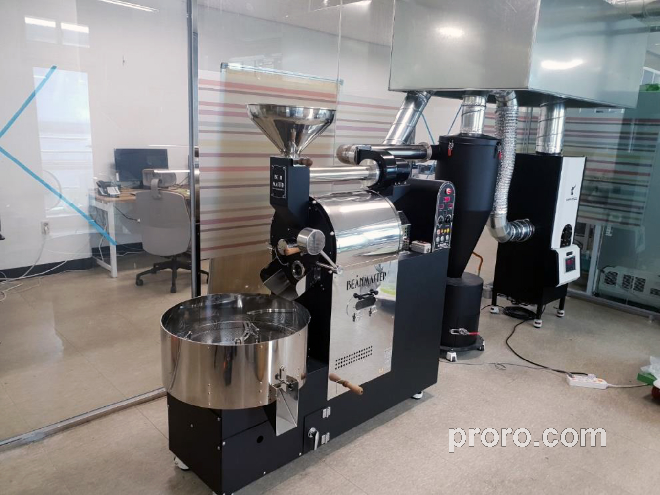 BEANMASTER 咖啡烘焙机 无烟无味 后燃机 安装案例 - 梦中花咖啡工作室