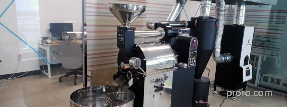 BEANMASTER 咖啡烘焙机 无烟无味 后燃机 安装案例 - 梦中花咖啡工作室