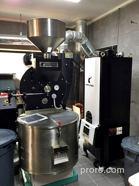 BUHLER 布勒咖啡烘焙机  咖啡烘焙烟处理 后燃机 安装案例 - coffee december咖啡工厂