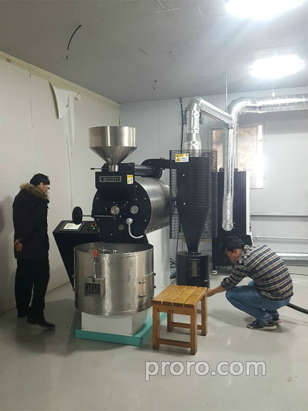 BUHLER 布勒咖啡烘焙机 消烟除味 后燃机 安装案例 - Jedam Coffee咖啡工厂