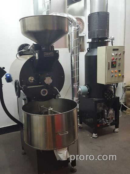 BUHLER 布勒咖啡烘焙机 除烟消味 后燃机 安装案例 - YCSON咖啡烘焙工厂
