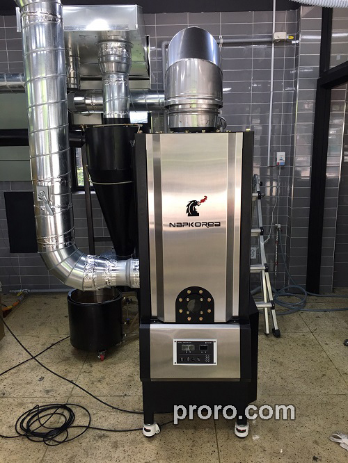 COFFEEBOB 咖啡烘焙机 消烟消味 后燃机 安装案例 - COFFEE JIMAN咖啡工厂。