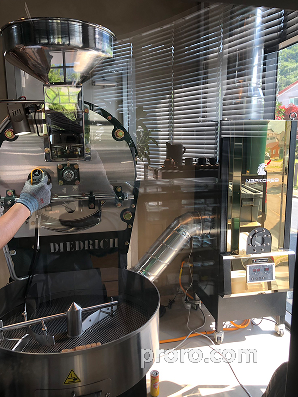 DIEDRICH 戴奇咖啡烘焙机 后燃烧器系统 安装案例 - Woosan Coffee Roasters咖啡店