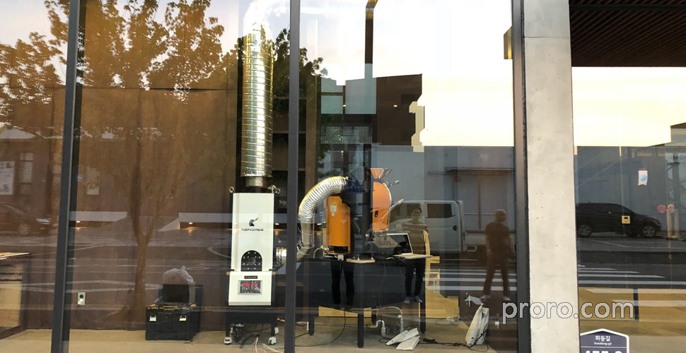 DIEDRICH 戴奇咖啡烘焙机 咖啡烘焙烟处理 后燃机 安装案例 - 月亮出版社咖啡店