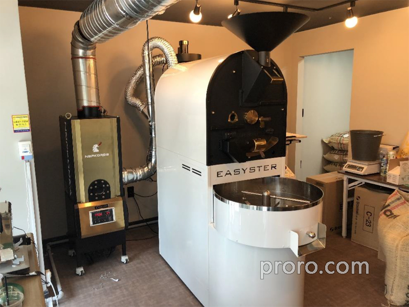 EASYSTER 咖啡烘焙机 除烟消味 后燃机 安装案例 - BLACK GROUND咖啡工厂店