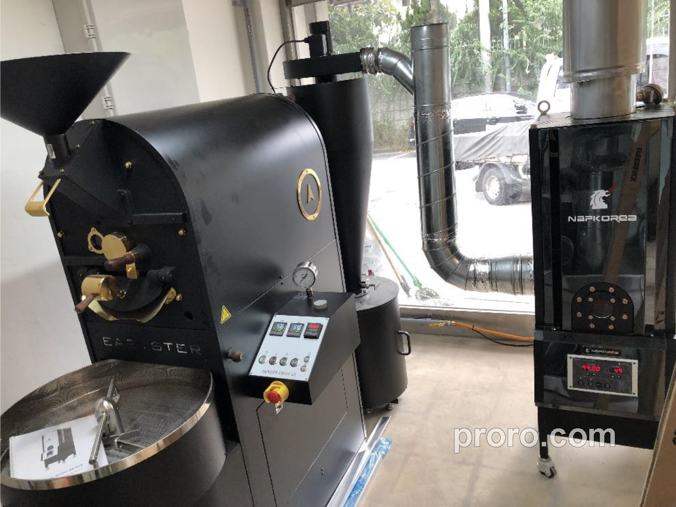 EASYSTER 咖啡烘焙机 除烟除味 后燃机 安装案例 - COUPERLENT咖啡工作室
