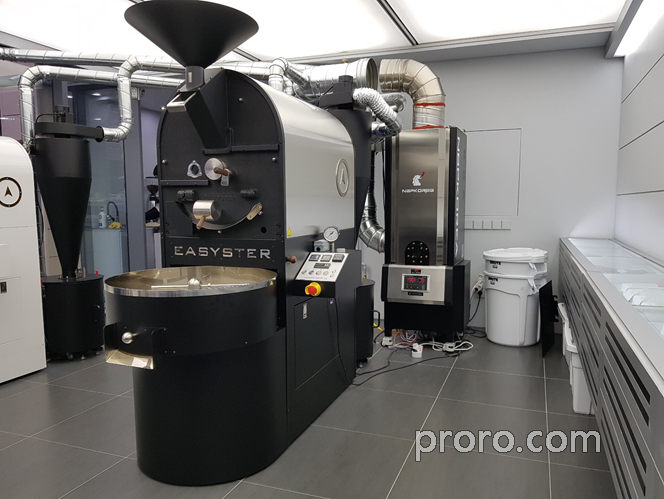 EASYSTER 咖啡烘焙机 咖啡烘焙烟处理 后燃机安装案例 - 咖啡烘焙体验中心