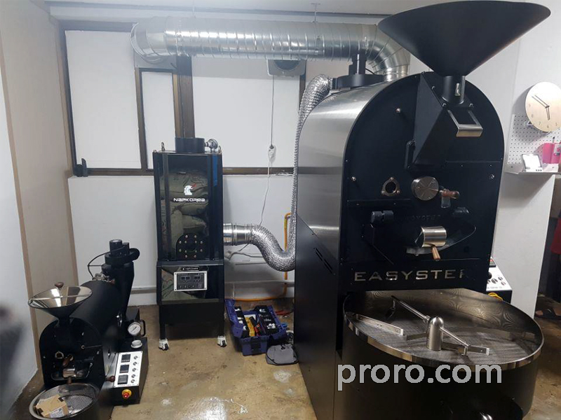 EASYSTER 咖啡烘焙机 后燃机 安装案例 - Vivid Coffee Company咖啡工作室