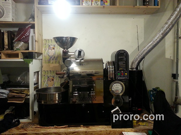 FUJIROYAL 富士皇家咖啡烘焙机 无烟无味 后燃机 安装案例 - 8Street Coffee Roasting House咖啡店