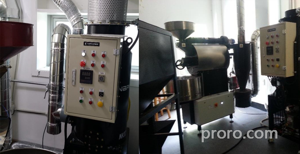 Cuchasa Coffee Roasters 咖啡烘焙工厂 安装 NKIC-15K(15公斤) 除烟消味 后燃机 安装案例