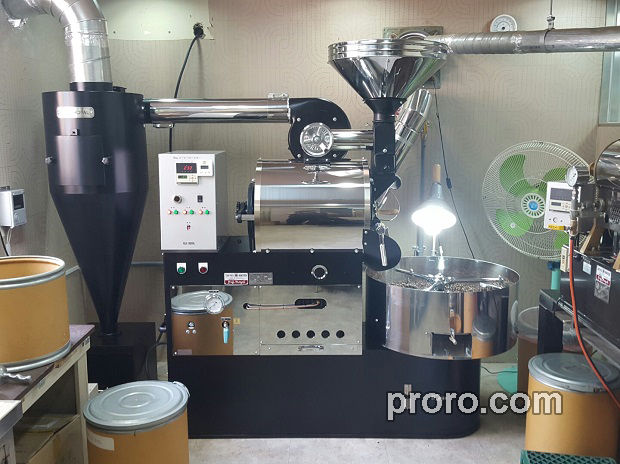 FUJIROYAL 富士皇家咖啡烘焙机 除烟消味 后燃机 安装案例 - MJ通商咖啡工厂