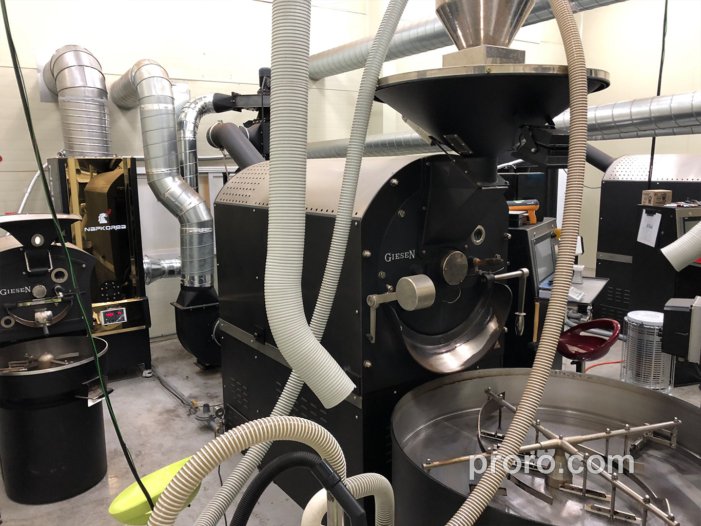 GIESEN 吉森咖啡烘焙机 除烟消味 后燃机 安装案例 - Felicita Roastery咖啡烘焙工厂
