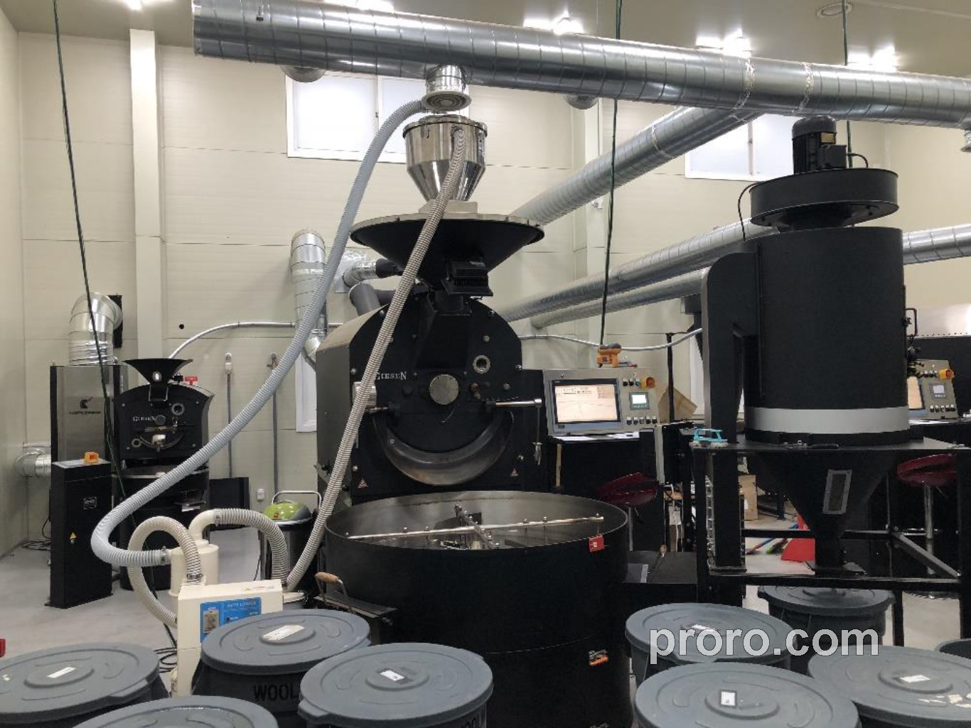 GIESEN 吉森咖啡烘焙机 除烟消味 后燃机 安装案例 - Felicita Roastery咖啡烘焙工厂。
