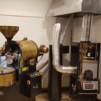 HASGARANTI 咖啡烘焙机 消烟除味 后燃机 安装案例 - Mighty Coffee咖啡工作室