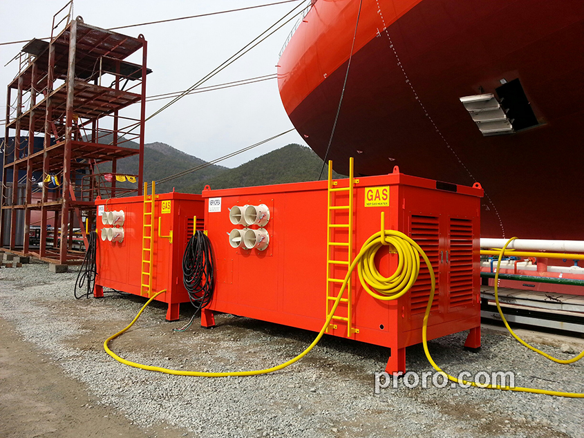 STX造船海洋(株)直接式燃气加热器 400,000Kcal/h 工程案例