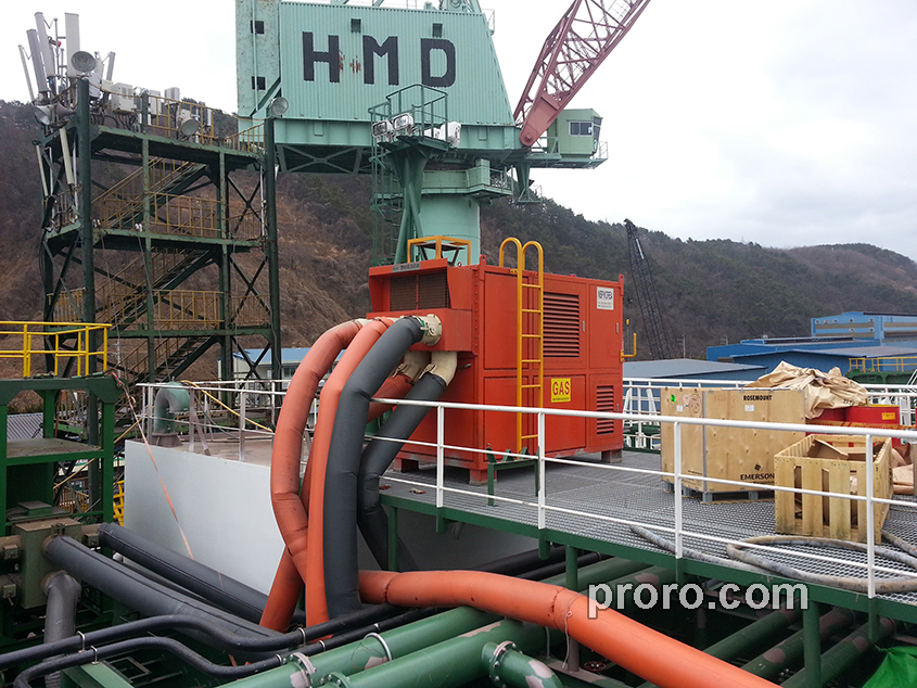 Hyundai Mipo(株)间接式燃气加热器 400,000Kcal/h 工程案例