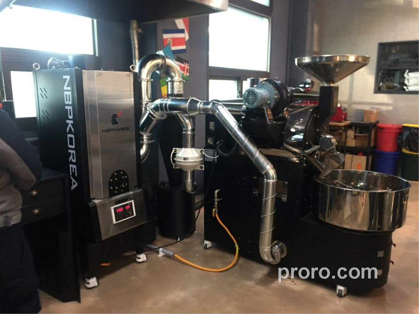 PROASTER 泰焕咖啡烘焙机 除烟除味 后燃机 安装案例 - ALL THAT COFFEE咖啡店。