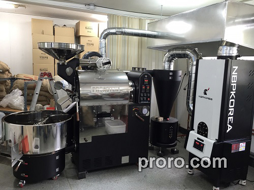 PROASTER 泰焕咖啡烘焙机 无烟无味 后燃机 安装案例 - Bm Coffee Company咖啡工厂。