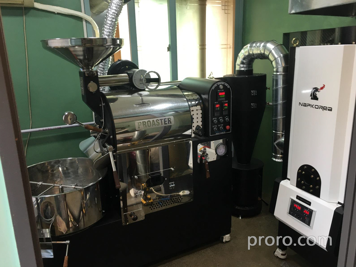 PROASTER 泰焕咖啡烘焙机 咖啡烘焙烟处理 后燃器 安装案例 - Cafe Jig咖啡店