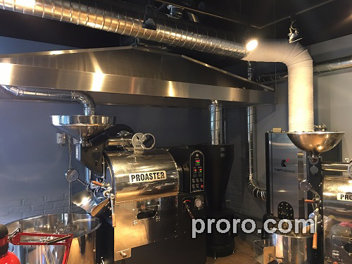 PROASTER 泰焕咖啡烘焙机 消烟除味 后燃机 安装案例 - CAFE MUDI咖啡工作室