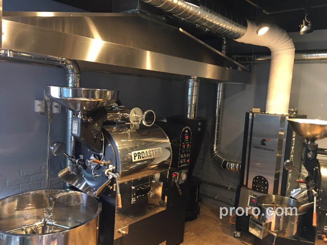 PROASTER 泰焕咖啡烘焙机 消烟除味 后燃机 安装案例 - CAFE MUDI咖啡工作室。