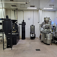 PROBAT 咖啡烘焙机安装 无烟无味处理 30公斤后燃机 安装案例 - Wagas咖啡连锁 天津咖啡烘焙工厂