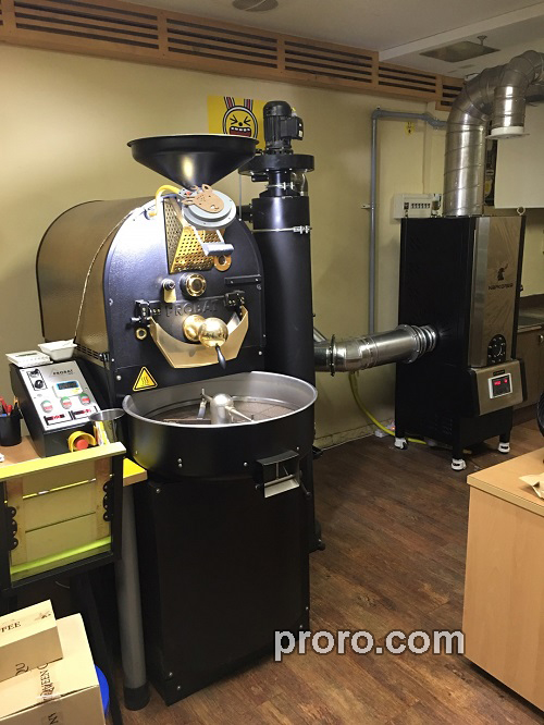 PROBAT 咖啡烘焙机  除烟除味 后燃机 安装案例 - All Next咖啡工作室。