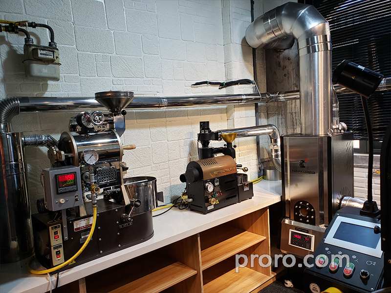 PROBAT / FUJIROYAL 富士皇家咖啡烘焙机 后燃机 安装案例 - 上海蓝莓咖啡工作室