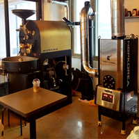 PROBAT 咖啡烘焙机 消烟除味 后燃机 安装案例 - Coffee Potion咖啡工作室