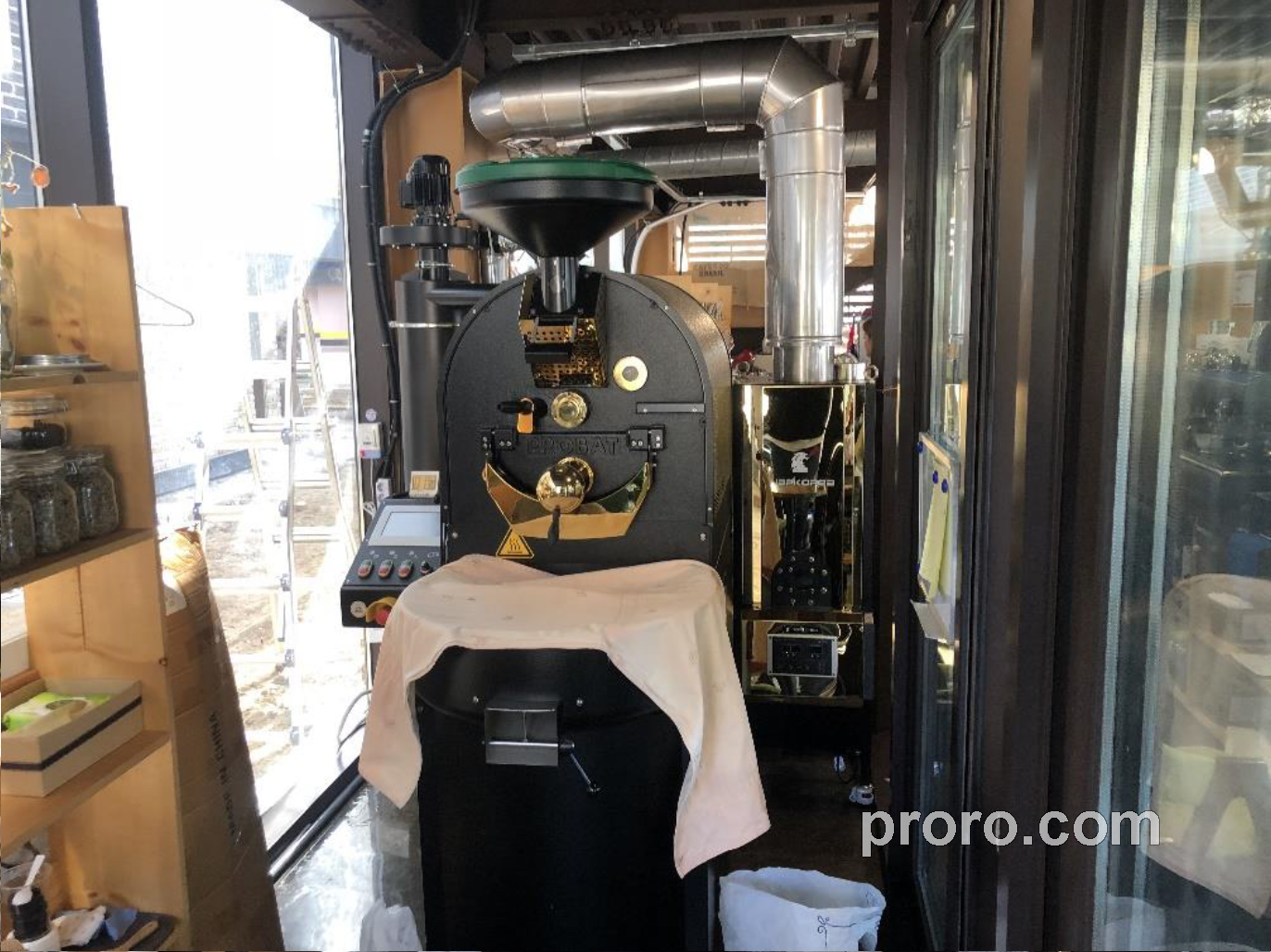 PROBAT 咖啡烘焙机 咖啡烘焙烟处理 后燃机 安装案例 - M COFFEE咖啡店