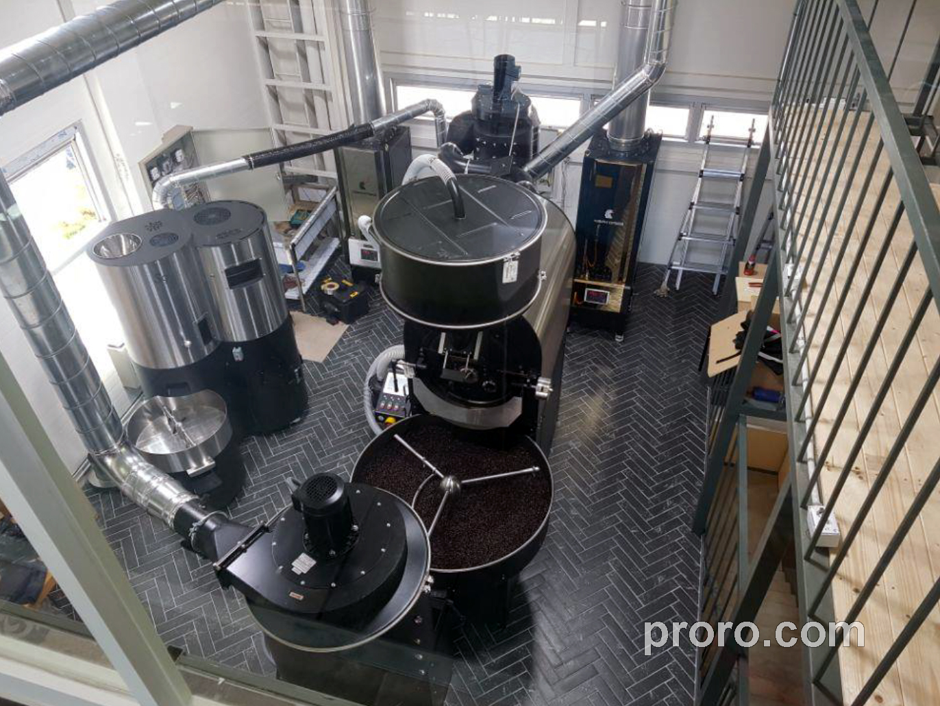 PROBAT / STRONGHOLD 智烘咖啡烘焙机 后燃机 安装案例 - 5月林咖啡工厂店