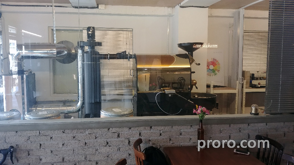 PROBAT 咖啡烘焙机 咖啡烘焙烟味处理 后燃机 安装案例 - Remarkable Coffee咖啡店。