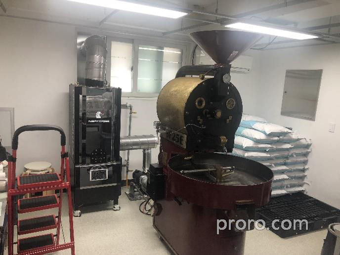 SANFRANCISCO 咖啡烘焙机 除烟除味 后燃机 安装案例 - Lisar Coffee咖啡店。