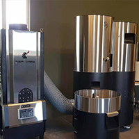 STRONGHOLD 智烘 咖啡烘焙机安装 消烟消味 10公斤后燃机 安装案例 - Future Coffee 未来咖啡