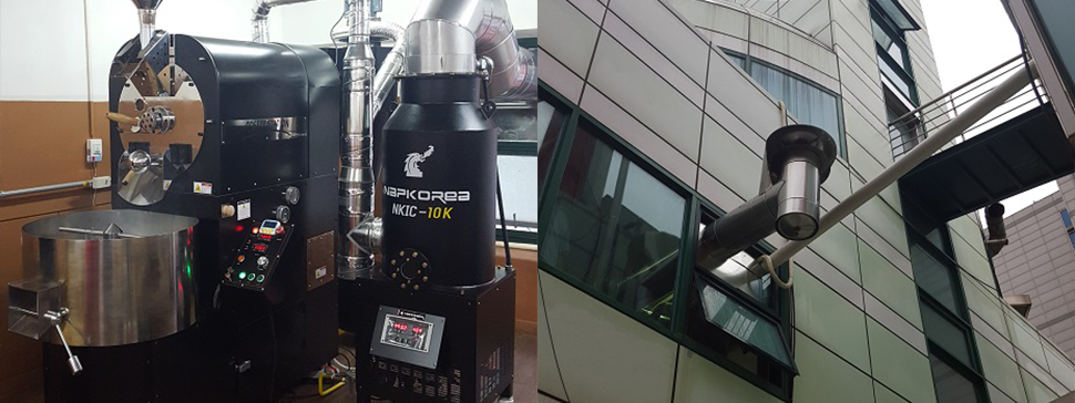TORISTER 咖啡烘焙机 消烟消味 后燃机 安装案例 - COFFEE STATION咖啡工作室